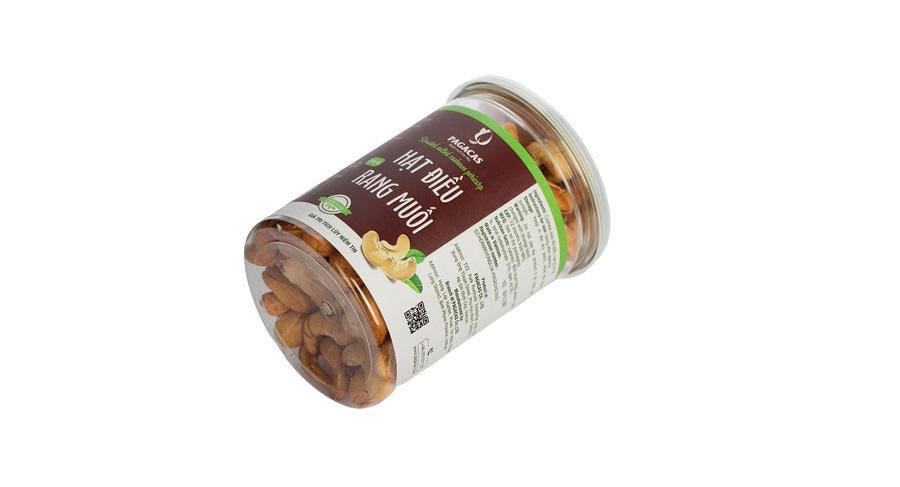 Hạt điều rang muối nắp nhôm 300g - Không lụa