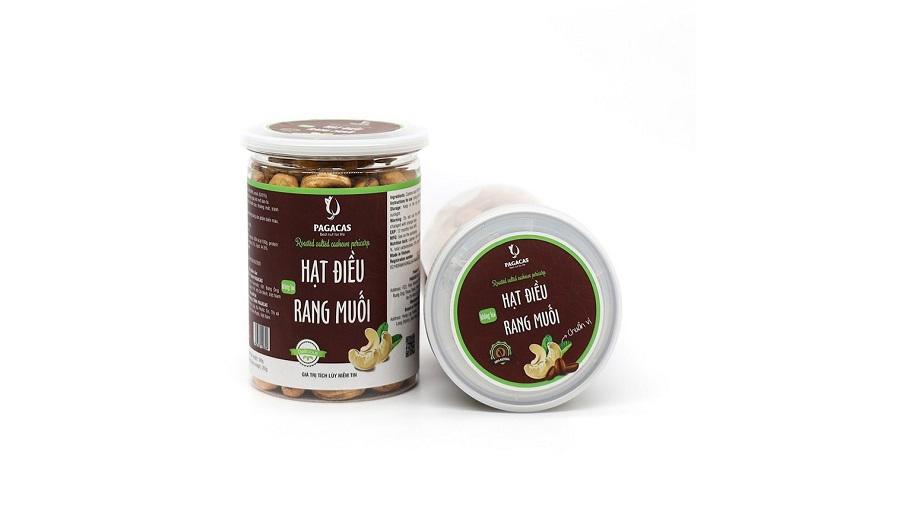 Hạt điều rang muối nắp nhôm 300g - Không lụa