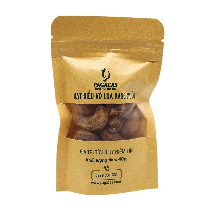 Pagacas Roasted Salted Cashews (Shelled) – Zip bag 40g